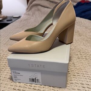 1. State Women's Nude Block Heels